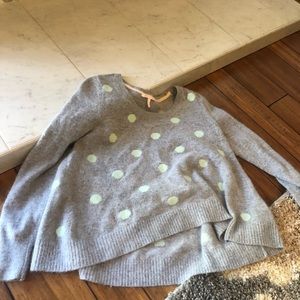 polka dot sweater